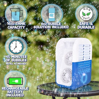 Foto 4 | Foto 4 | Máquina Para Fiestas Maxx Bubbles Con Solución De Burbujas De 240 Ml - Venta Internacional.