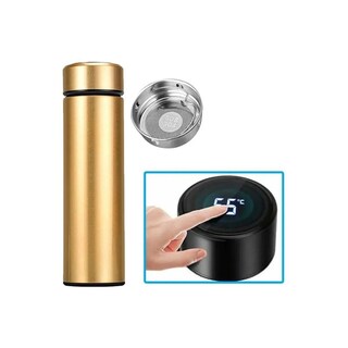 Foto 1 | Foto 1 | Thermos Smart Digital De 500 Ml Con Pantalla Led Temperatura Dorada - Venta Internacional.