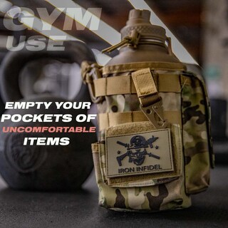 Foto 5 | Foto 5 | Botella De Agua Iron Infiel Battle Bottle De 2 Litros Con Aislamiento - Venta Internacional.