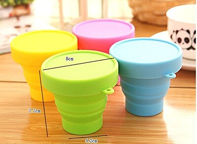 Foto 5 | Foto 5 | Vaso Plegable Woiwo De Silicona Color Caramelo  170 Ml (2 Unidades) - Venta Internacional.