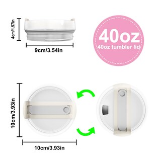 Foto 2 | Foto 2 | Tapa De Vaso De 1182 Ml Compatible Con Stanley Quencher De 40 Oz  Paquete De 2 - Venta Internacional.