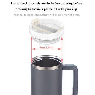 Foto 4 | Foto 4 | Tapa De Vaso De 1182 Ml Compatible Con Stanley Quencher De 40 Oz  Paquete De 2 - Venta Internacional.