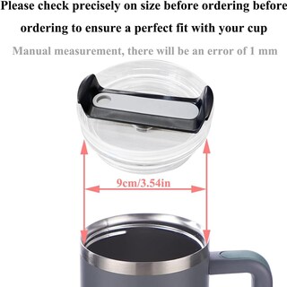 Foto 3 | Foto 3 | Tapa De Vaso De 1180 Ml Compatible Con Stanley Quencher De 40 Oz Paquete De 2 - Venta Internacional.