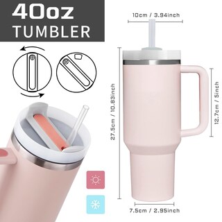 Foto 2 | Foto 2 | Vaso Amzushome De 1 2 L Con Asa Para Memaw Con Tapa De Acero Inoxidable - Venta Internacional.
