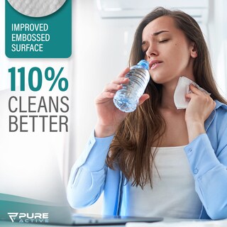 Foto 3 | Foto 3 | Toallitas Corporales Y Faciales Pure Active Ultimate 120 Biodegradables - Venta Internacional.