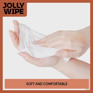 Foto 4 | Foto 4 | Toallitas Húmedas Jolly Wipe Desechables Extragrandes 300 Toallitas Paquete De 6 - Venta Internacional.