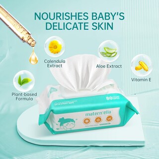 Foto 2 | Foto 2 | Toallitas Para Bebés Matern'ella Para Pieles Sensibles 320 Toallitas - Venta Internacional.