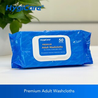 Foto 2 | Foto 2 | Toallitas Corporales Hygicare Para Adultos 250 Unidades Con Aroma Fresco - Venta Internacional.