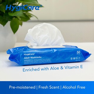 Foto 3 | Foto 3 | Toallitas Corporales Hygicare Para Adultos 250 Unidades Con Aroma Fresco - Venta Internacional.