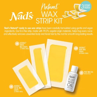 Foto 2 | Foto 2 | Kit De Depilación Nad's Natural  6 Tiras Faciales  20 Tiras Corporales - Venta Internacional.