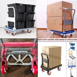Foto 5 | Foto 5 | Ruedas Caster Swagwert De 4 Pulgadas  Rojas  Resistentes  160 Kg  4 Unidades - Venta Internacional.