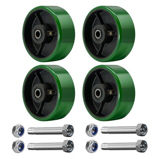 Foto 1 | Foto 1 | Ruedas Caster Longrunforu 5x2 De Poliuretano Sobre Hierro Fundido Paquete De 4 Unidades - Venta Internacional.