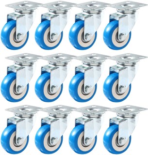 Foto 1 | Foto 1 | Placa Giratoria Caster Wheels Online Best Service De 50 Mm Color Azul Poliuretano - Venta Internacional.
