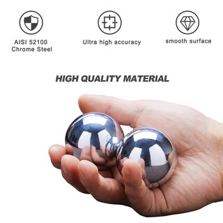 Foto 4 | Foto 4 | Bolas De Rodamiento Deepdream De Acero Cromado De 50 8 Mm (4 Unidades) - Venta Internacional.