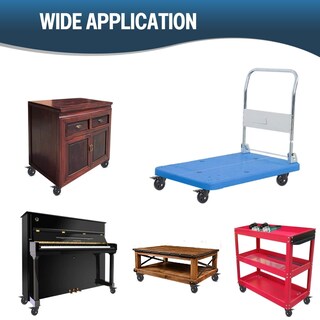 Foto 7 | Foto 7 | Juego De 4 Unidades Caster Wheels Wieyunn De 6 Pulgadas Y 1360 Kg Para Uso Pesado Con Freno - Venta Internacional.