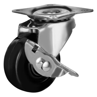 Foto 7 | Foto 7 | Ruedas Caster Duty Factorduty  Paquete De 2  Giratorias Con Freno De Goma Dura - Venta Internacional.