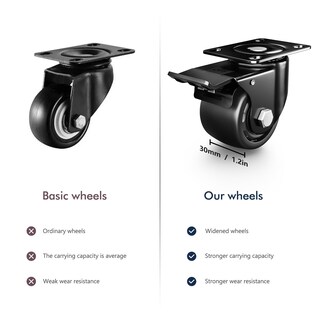 Foto 5 | Foto 5 | Juego De 4 Ruedas Caster Wheels Andutees De 2 Pulgadas  Carga 1000 Kg  Servicio Pesado - Venta Internacional.