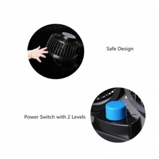 Foto 4 | Foto 4 | Ventilador Doble Para Coche 2 Velocidades Rotación De 360 Grados 12 V Dc 6 5 W - Venta Internacional.
