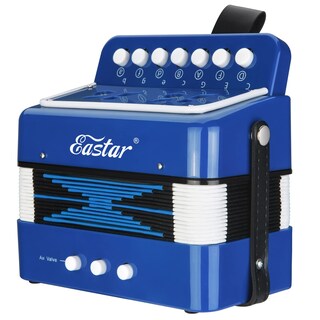 Foto 3 | Foto 3 | Accordion Eastar Mini Accordian Kids 10 Teclas Azul Con Guía - Venta Internacional.