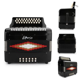 Foto 5 | Foto 5 | Accordion Horse 31 Teclas 12 Bajos 3 Filas Clave Fbe Diatónica - Venta Internacional.