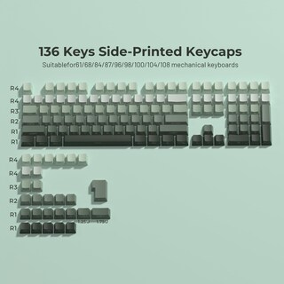 Foto 5 | Foto 5 | Teclas Xvx Brillan A Través De Un Degradado Verde Alga 136 Teclas - Venta Internacional.