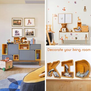 Foto 5 | Foto 5 | Alcancía De Madera Personalizada Sulevalt Personalizada Con Nombre - Venta Internacional.