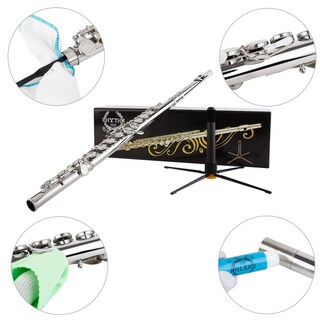 Foto 3 | Foto 3 | Flautas Flute Rhythm C Con Flor Grabada 16 Teclas Para Estudiantes - Venta Internacional.