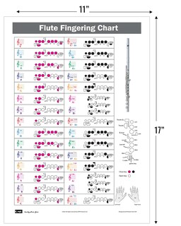 Foto 3 | Foto 3 | Tabla De Digitación De Flauta Qmg Learn Technique Para Todos Los Niveles - Venta Internacional.