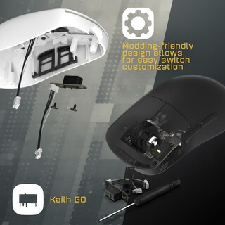 Foto 5 | Foto 5 | Ratón Inalámbrico Para Juegos Endgame Gear Op1we Negro 60g - Venta Internacional.