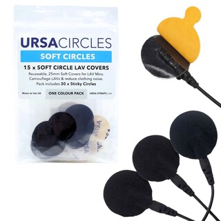 Foto 1 | Foto 1 | Fundas Blandas Ursa Soft Circles Para Micrófonos Lavalier (15 X + 30 Veces) - Venta Internacional.