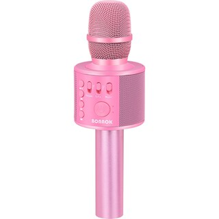 Foto 1 | Foto 1 | Micrófono Para Karaoke Bonaok Inalámbrico Bluetooth Q37 P-ink - Venta Internacional.
