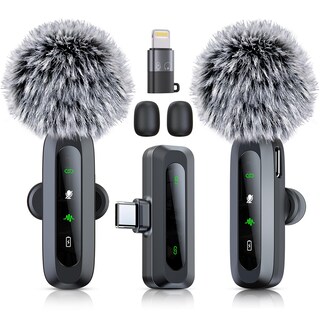Foto 1 | Foto 1 | Micrófono Lavalier Inalámbrico Cdmvab Para Iphone 15 16 Android - Venta Internacional.
