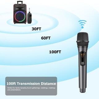 Foto 4 | Foto 4 | Micrófono Inalámbrico Aveek Para Karaoke De 2 4 Ghz Recargable - Venta Internacional.