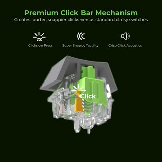 Foto 5 | Foto 5 | Interruptores Para Teclados Mecánicos Glorious Raptor Clicky 36 Piezas - Venta Internacional.