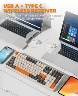 Foto 4 | Foto 4 | Teclado Mecánico Inalámbrico Magic-refiner Rk96 Red Switch - Venta Internacional.