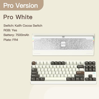 Foto 2 | Foto 2 | Teclado Mecánico Keebmonkey Wobkey Crush 80 Reboot Pro White - Venta Internacional.
