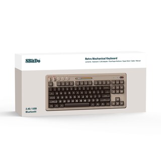 Foto 7 | Foto 7 | Teclado Mecánico Aknes 8bitdo Retro 80% Wireless C64 Ed. - Venta Internacional.