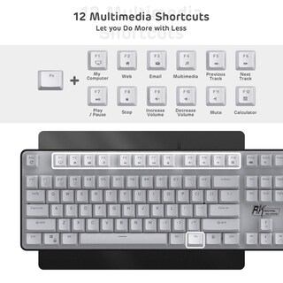 Foto 4 | Foto 4 | Teclado Mecánico Rk Royal Kludge Rk920 Rainbow Retroiluminado - Venta Internacional.