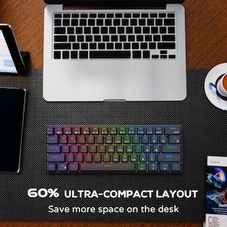 Foto 6 | Foto 6 | Teclado Mecánico Rk Royal Kludge Rk61 60% Rgb Blue Switch - Venta Internacional.