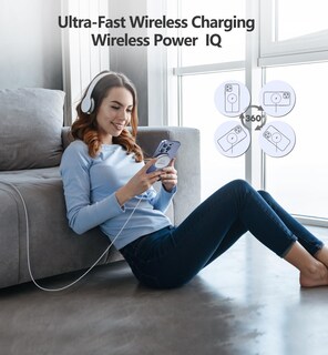 Foto 5 | Foto 5 | Cargador Inalámbrico Ziweo Qi2 Magnético De 15 W Para Iphone 16 Paquete De 2 - Venta Internacional.