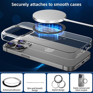 Foto 6 | Foto 6 | Anillo Adaptador Magnético Para Magsafe Cheukkee Para Iphone Y Android - Venta Internacional.