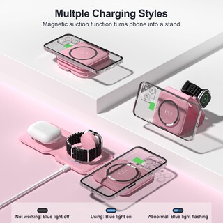 Foto 3 | Foto 3 | Estación De Carga Inalámbrica Plegable Ucomx 3 En 1 Para Iphone - Venta Internacional.