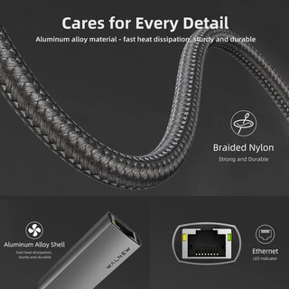 Foto 5 | Foto 5 | Adaptador Usb-c A Ethernet Walnew Gigabit Para Mac Dell Samsung - Venta Internacional.