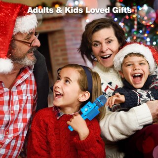 Foto 2 | Foto 2 | Micrófono Karaoke Bonaok Inalámbrico Bluetooth Q37 Azul - Venta Internacional.