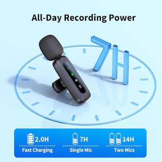 Foto 3 | Foto 3 | Micrófono Lavalier Inalámbrico Uewpv Para Iphone Y Android - Venta Internacional.