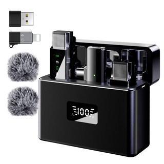 Foto 1 | Foto 1 | Micrófono Lavalier Inalámbrico Zerfun Para Iphone/android/pc - Venta Internacional.