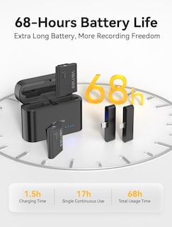 Foto 3 | Foto 3 | Micrófono Lavalier Inalámbrico Vernee M1 Para Iphone/android - Venta Internacional.