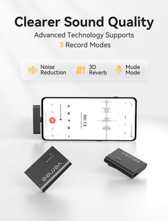 Foto 5 | Foto 5 | Micrófono Lavalier Inalámbrico Vernee M1 Para Iphone/android - Venta Internacional.