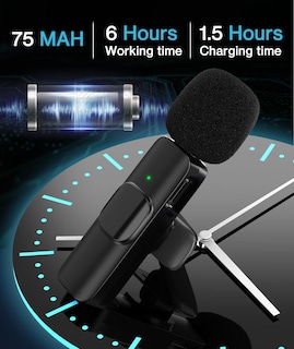 Foto 4 | Foto 4 | Micrófono Lavalier Inalámbrico Gicorino Para Android/iphone/pc - Venta Internacional.