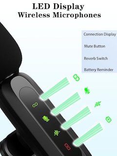 Foto 5 | Foto 5 | Micrófono Lavalier Inalámbrico Abylfe Para Iphone Y Android - Venta Internacional.